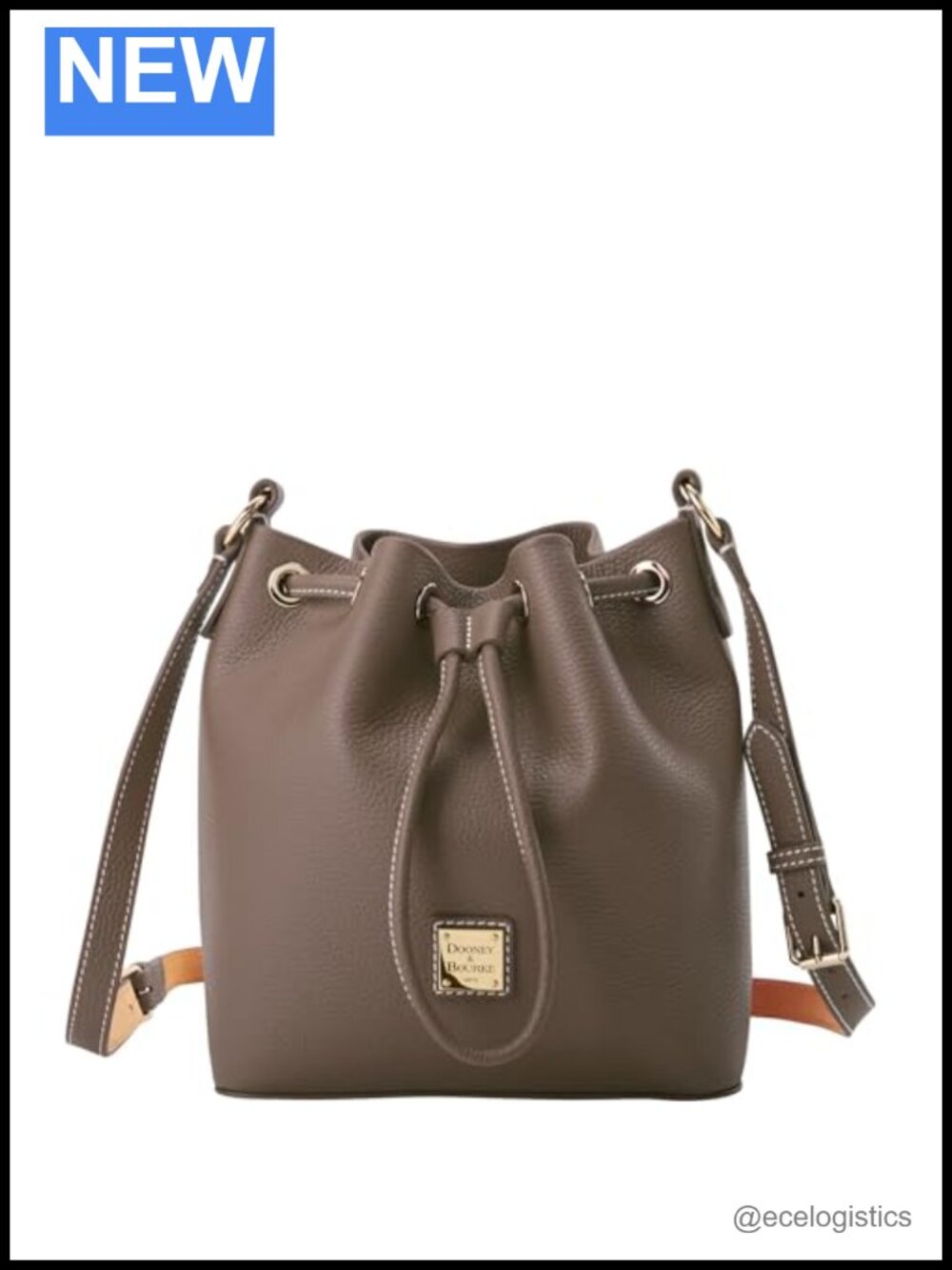 Dooney & Bourke Lucca Leather Crossbody Drawstring Handbag